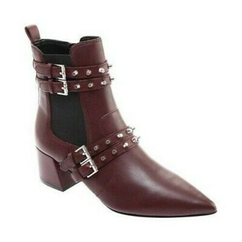 Kendall & Kylie Women's Rad 4 Bootie- Red/burgundy